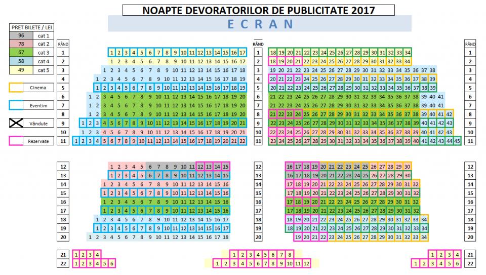 Noaptea Devoratorilor de Publicitate 2017-harta